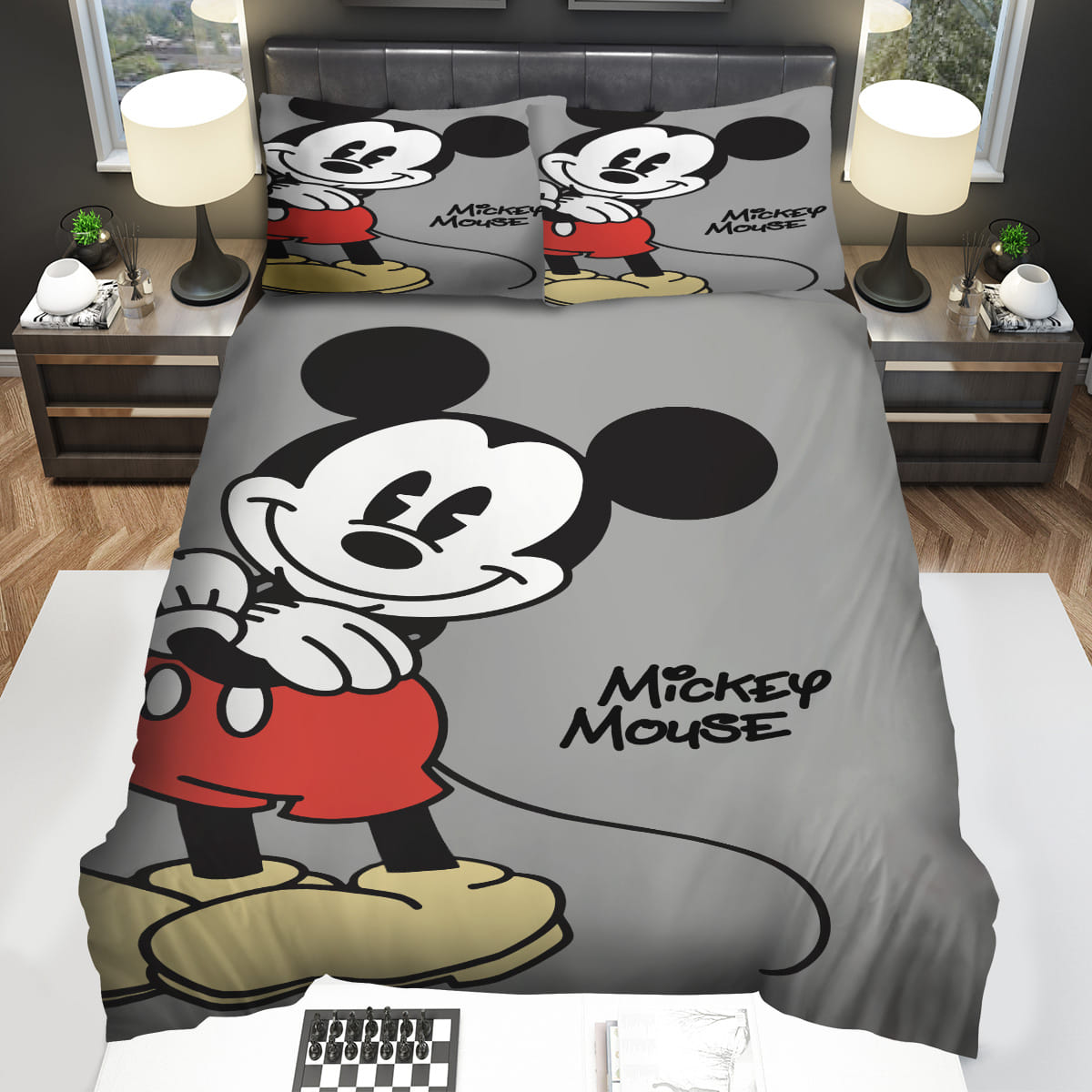 Mickey Mouse Bedding Sets Gift For Christmas Thanksgiving Halloween