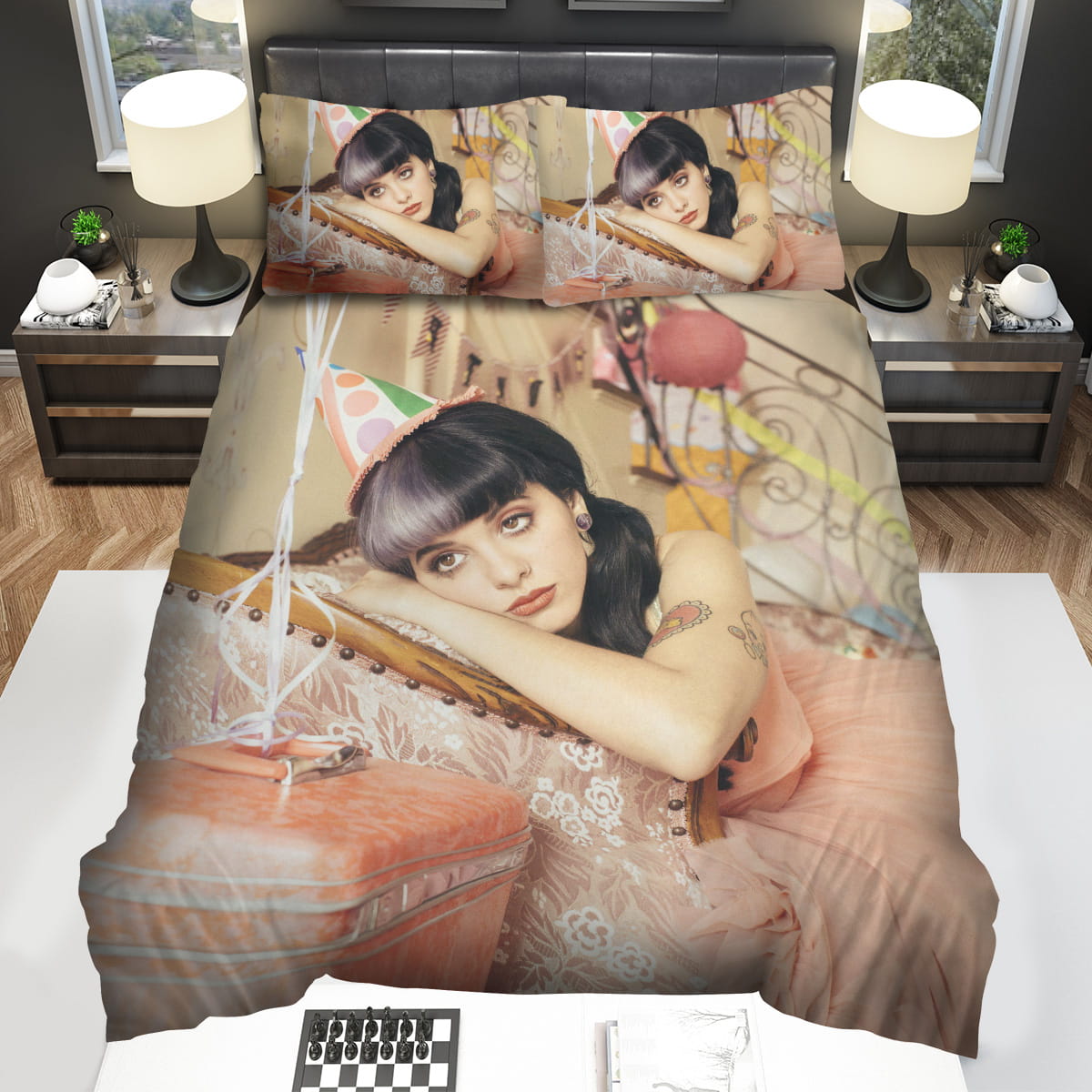 Melanie Martinez Birthday Party Concept Photo Bedding Sets Duvet Cover Flatsheet Pillowcase