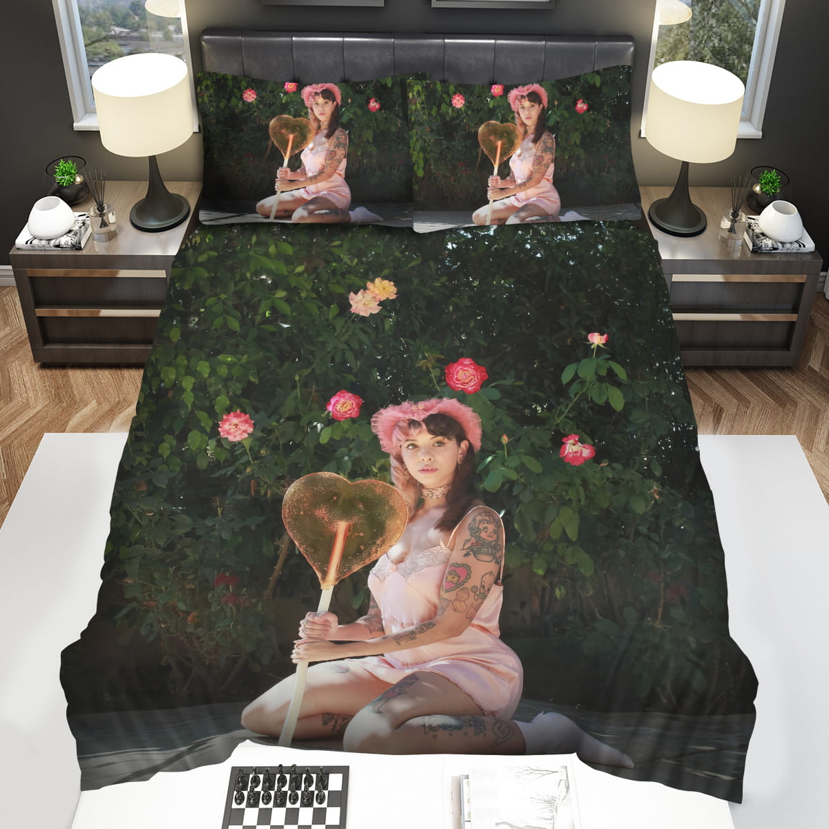 Melanie Martinez Photo In Garden Decorative Bedding Sets For Fan
