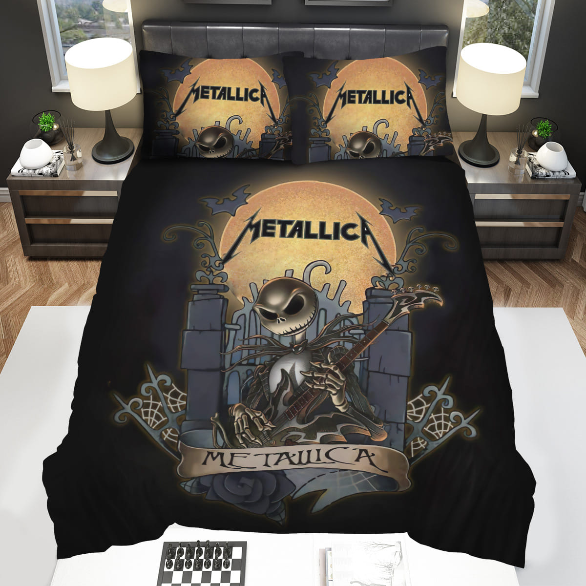 Metallica Decorative Bedding Sets with Duvet Cover Flatsheet Pillowcase