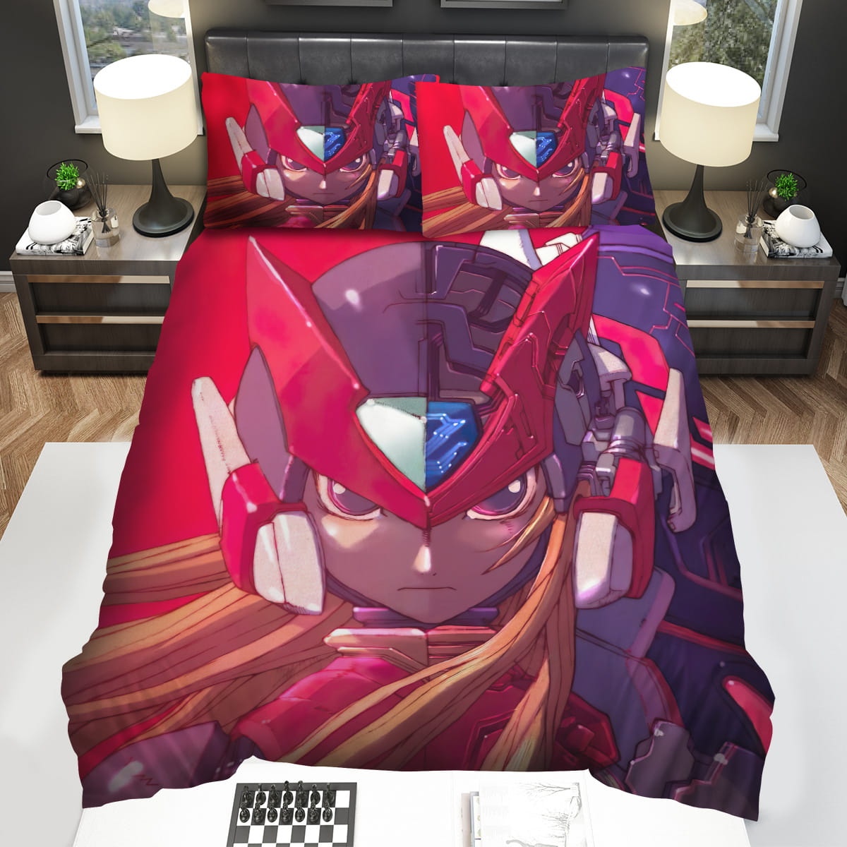 Mega Man Zero Artroom Sets Bedding Sets Gift For Christmas Thanksgiving Halloween