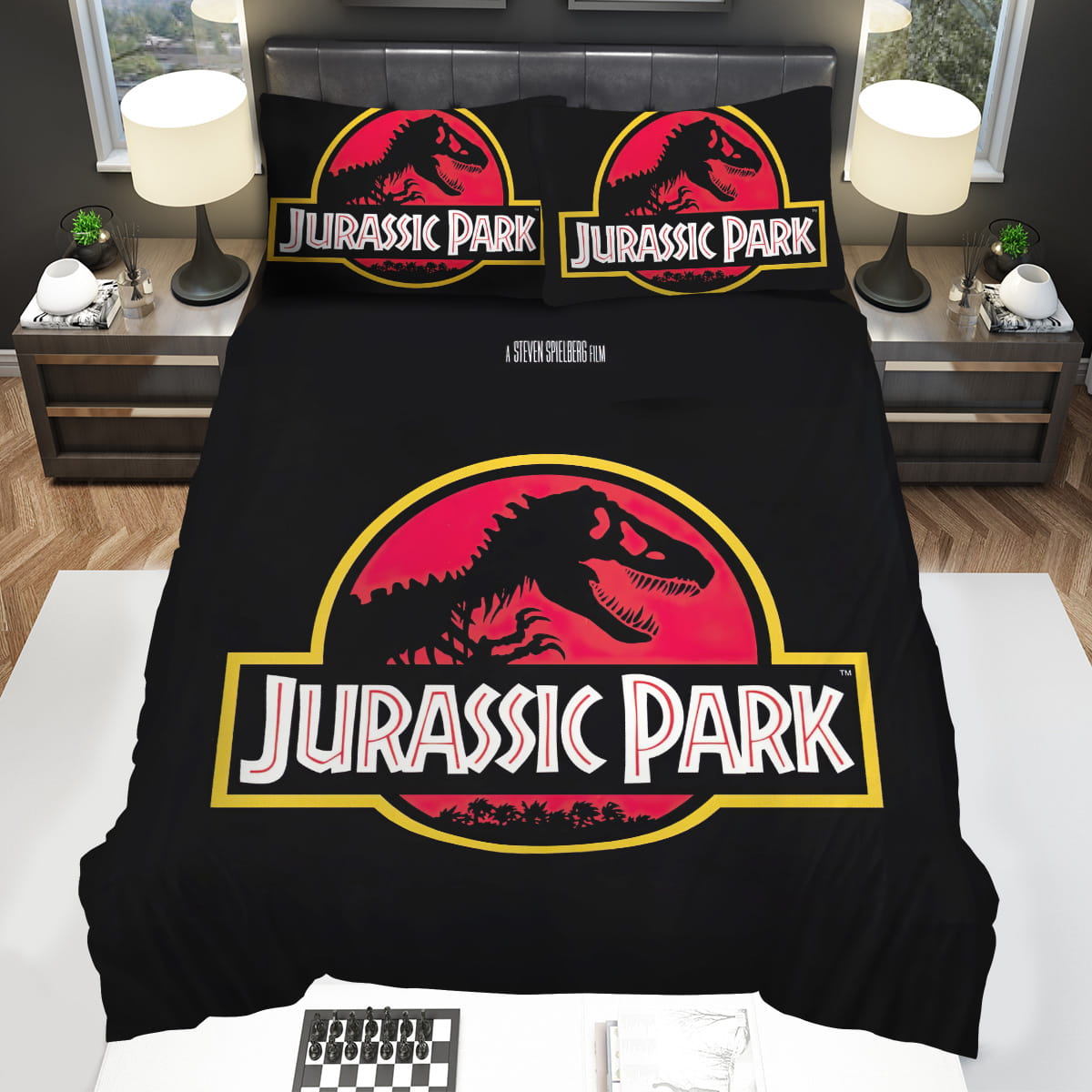 Jurassic Park Movie Poster Bedding Sets Gift For Christmas Birthday Thanksgiving