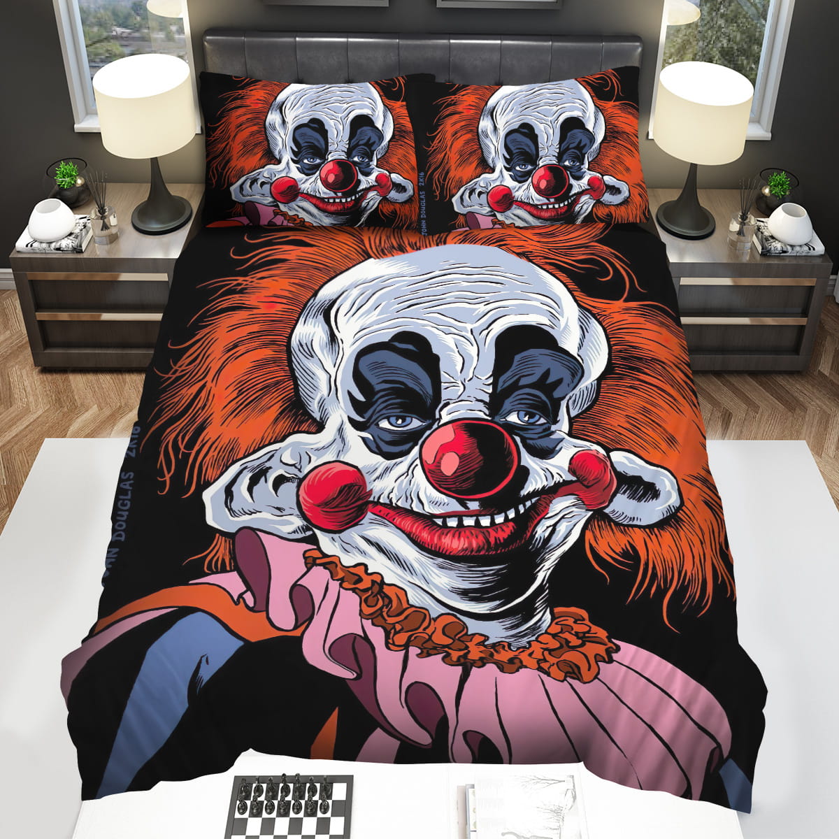 Killer Klowns From Outer Space Movie Smile Photo Decorative Bedding Sets For Fan