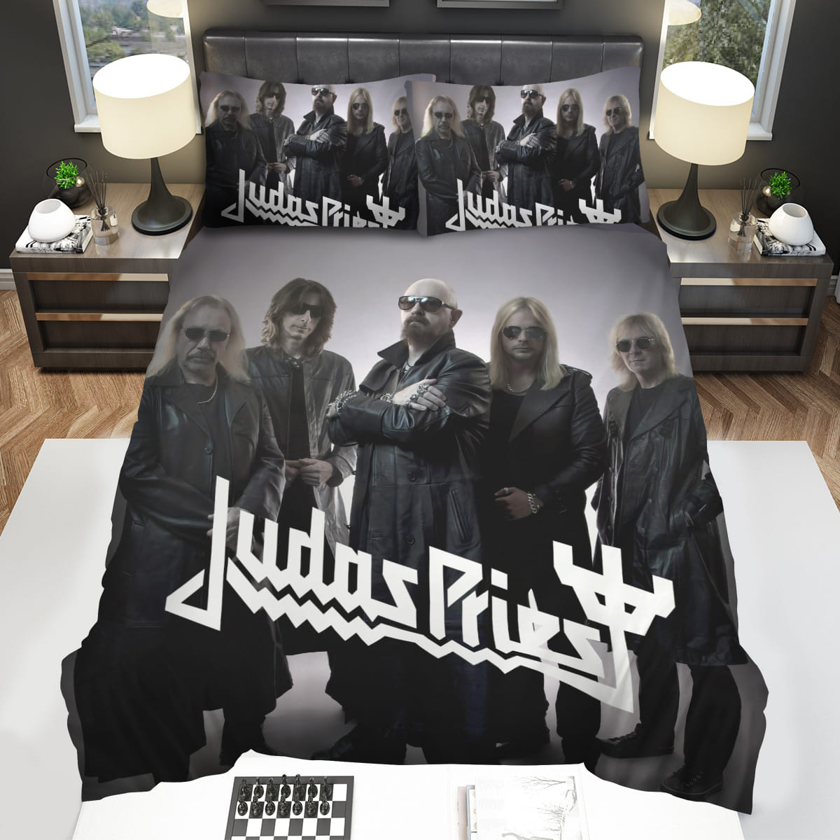 Judas Priest Metal Band Members Bedding Sets Gift For Christmas Birthday Thanksgiving