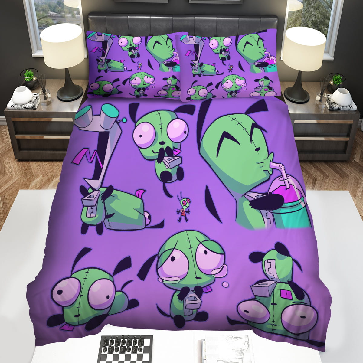 Invader Zim Bedding Sets Duvet Cover Flatsheet Pillowcase