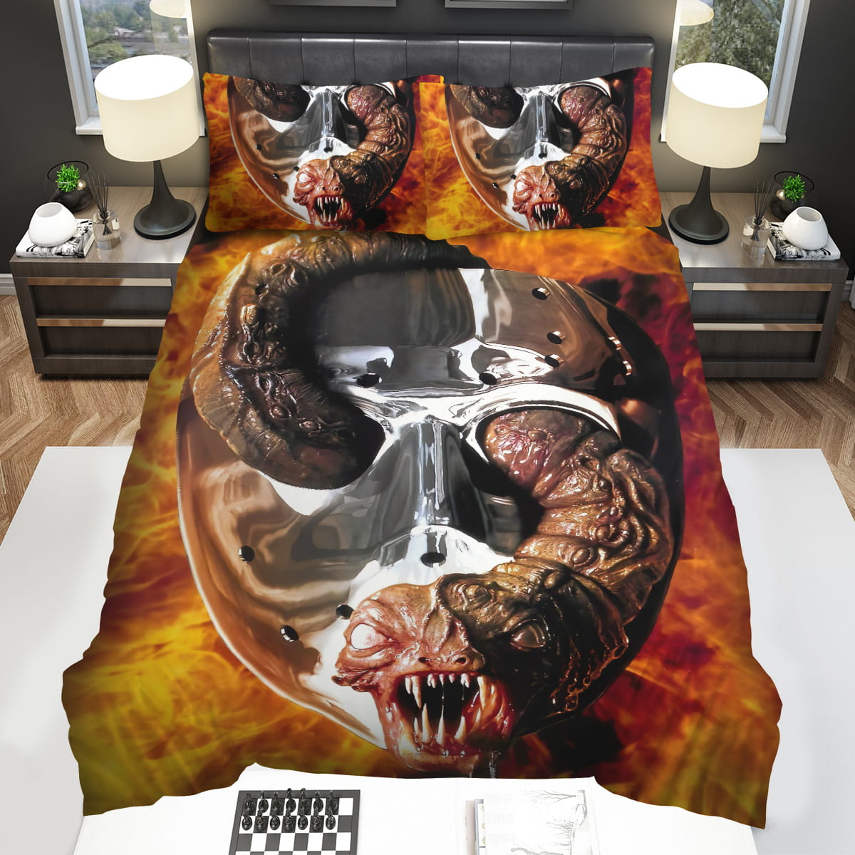 Jason Goes To Hell The Final Friday 1993 Movie Poster Artwork 2 Bedding Sets Gift For Christmas Birthday Thanksgiving
