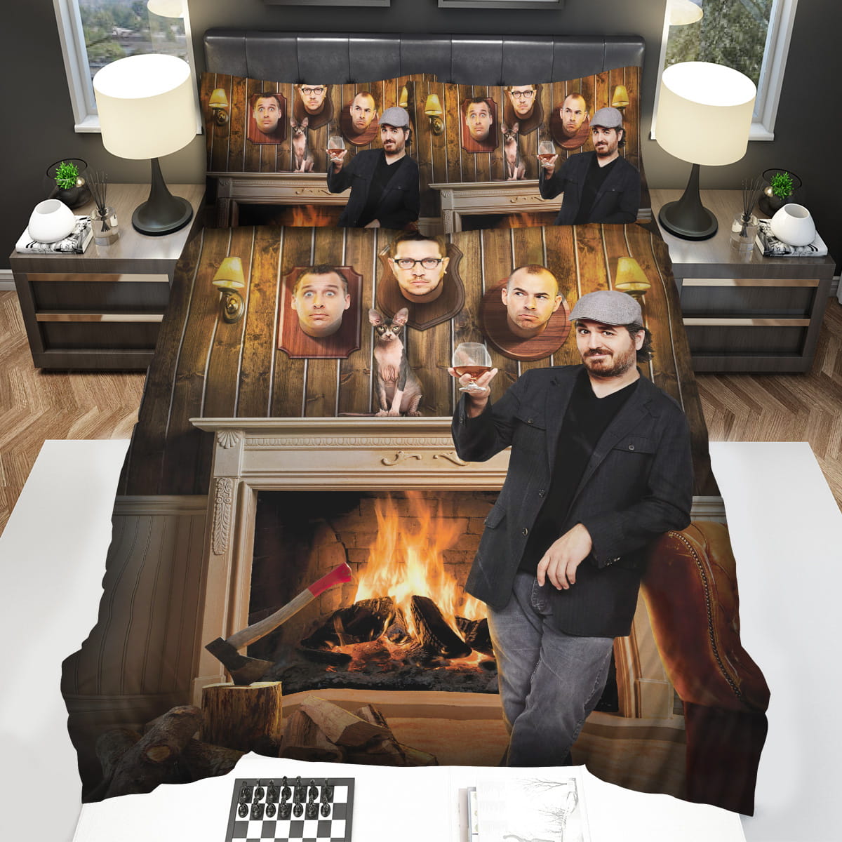 Impractical Jokers 2011 Movie Hanging With Friends Decorative Bedding Sets For Fan