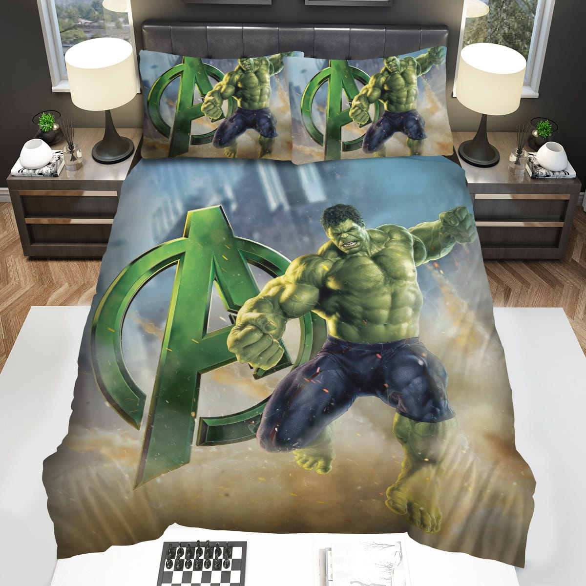 Hulk Decorative Bedding Sets For Fan