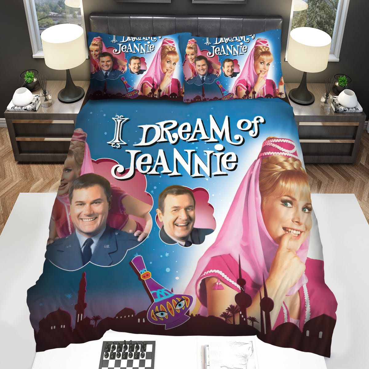 I Dream Of Jeannie Movie Poster 5 Bedding Sets Duvet Cover Flatsheet Pillowcase