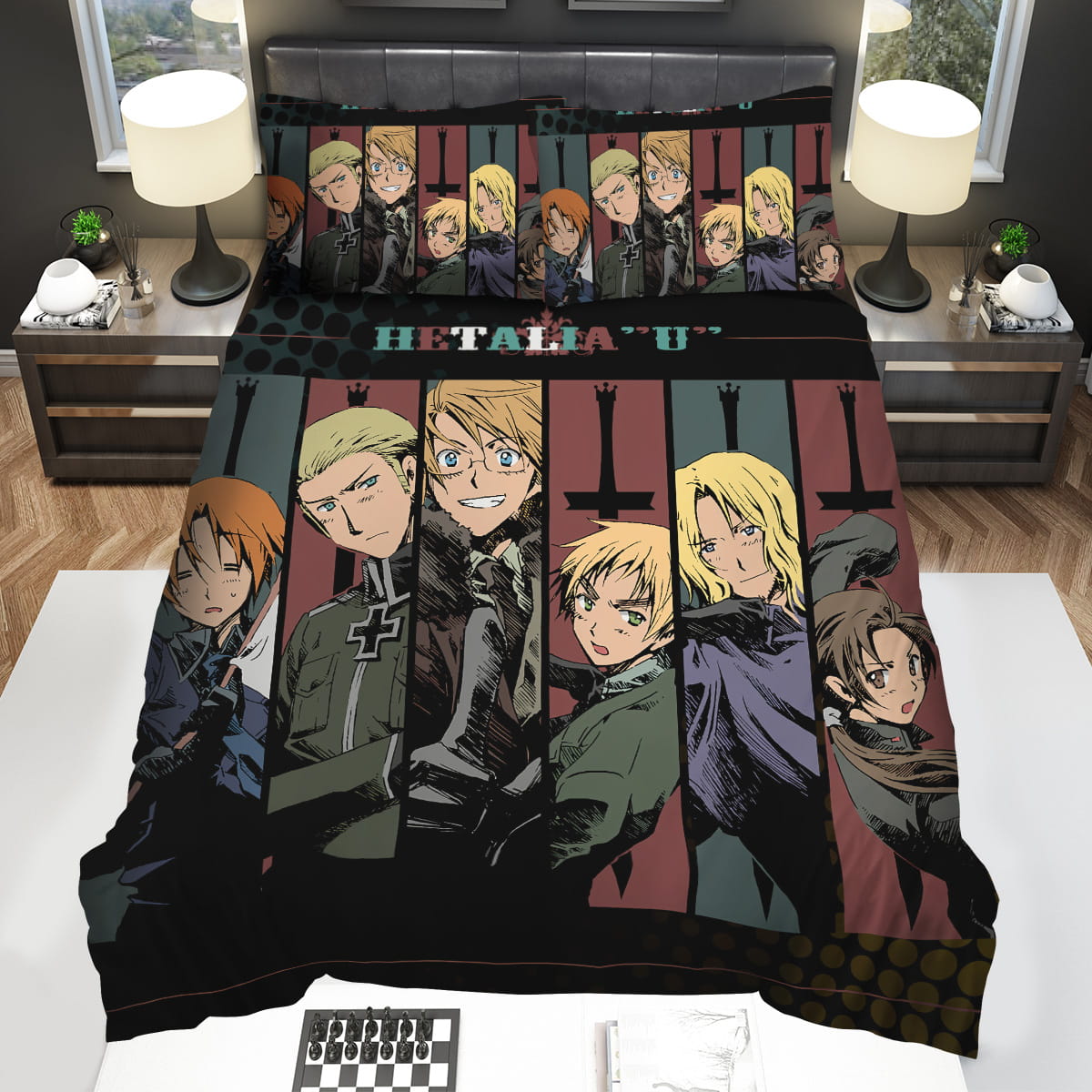 Hetalia Anime Characters World Bedding Sets Duvet Cover Flatsheet Pillowcase
