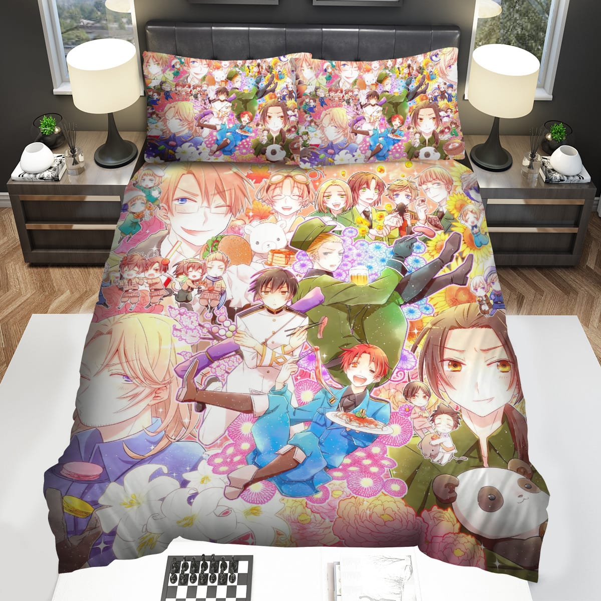 Hetalia Characters Chibi Decorative Bedding Sets For Fan
