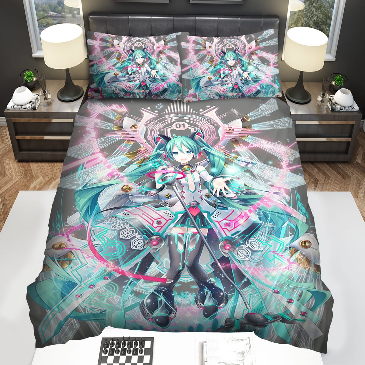 Hatsune Miku Vocaloid Official Arts Bedding Sets Duvet Cover Flatsheet Pillowcase