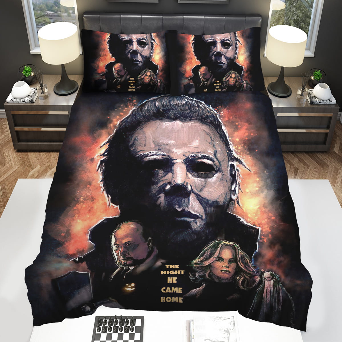 Halloween Movie Poster Viii Bedding Sets Gift For Christmas Birthday Thanksgiving