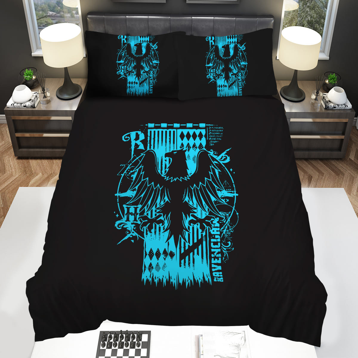 Harry Potter Symbol Of House Ravenclaw Wit Wisdom And Creativity Decorative Bedding Sets For Fan