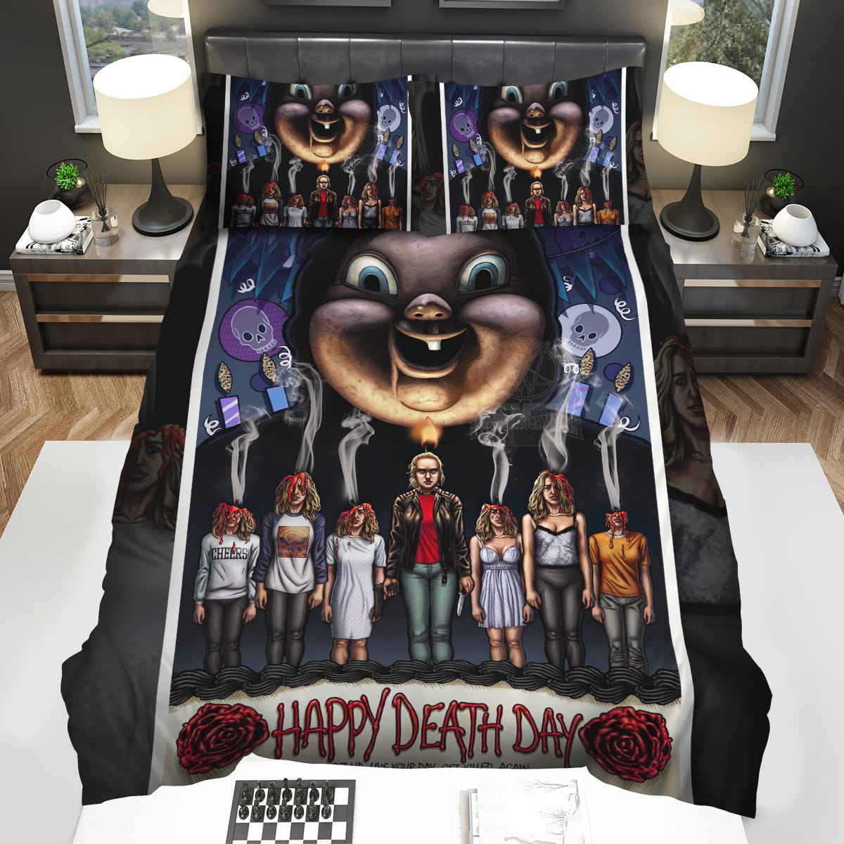 Happy Death Day Movie Poster 3 Decorative Bedding Sets For Fan