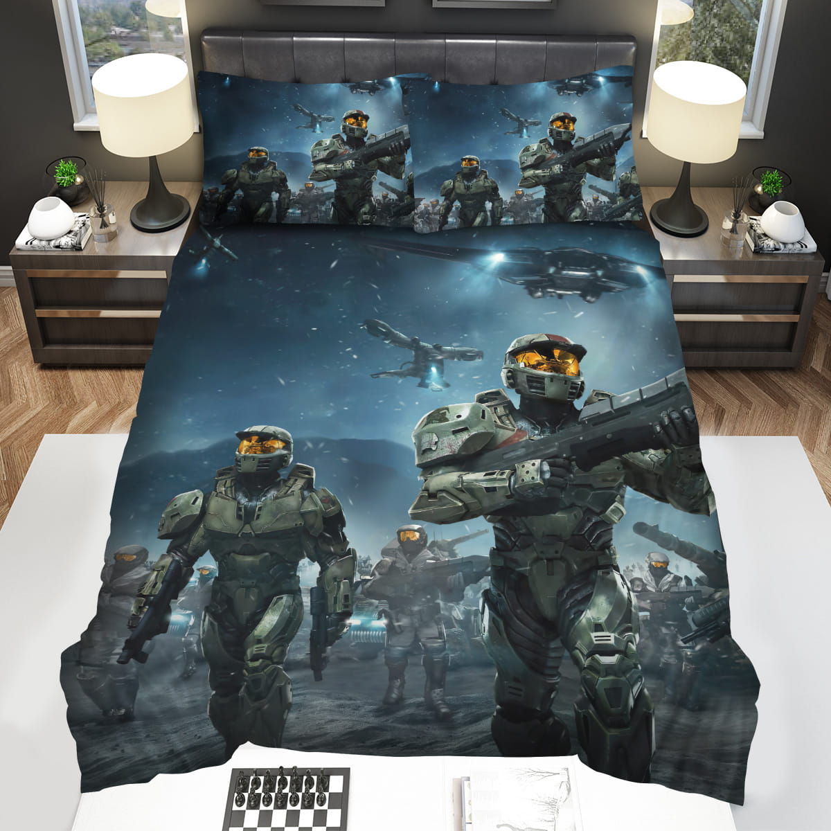 Halo Armys Bedding Sets Duvet Cover Flatsheet Pillowcase