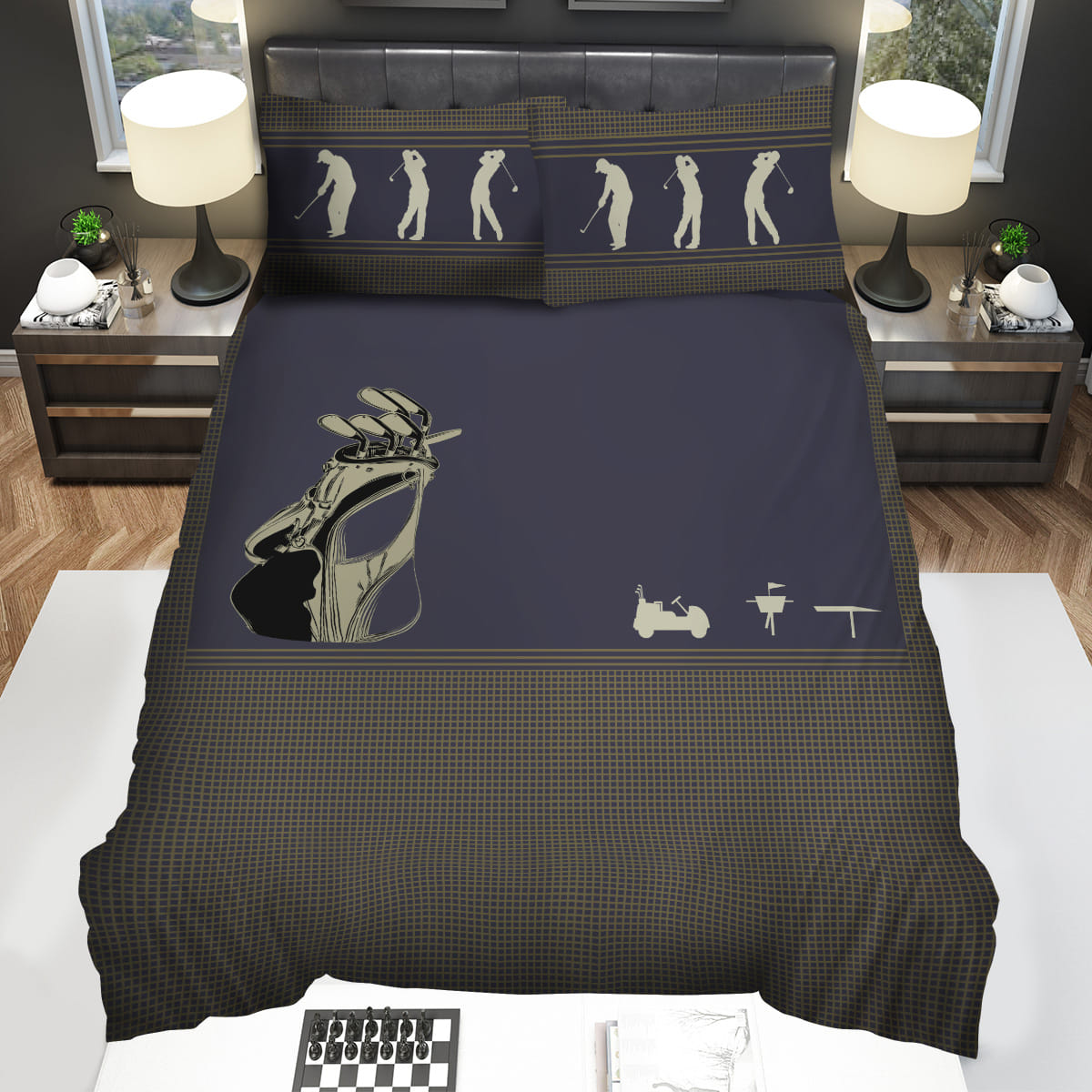 Golfs Bedding Sets Duvet Cover Flatsheet Pillowcase