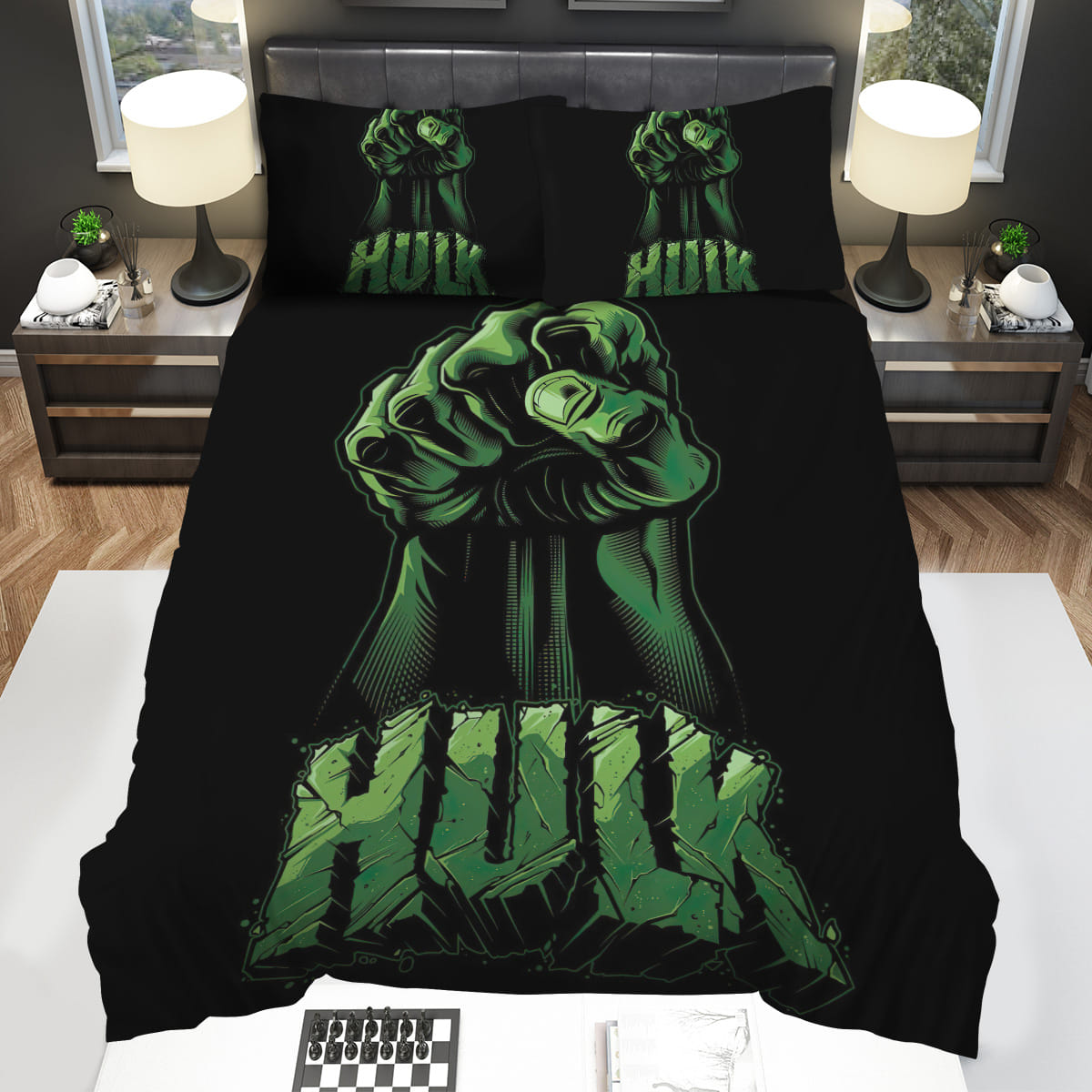 Gradiator Hulk Decorative Bedding Sets For Fan