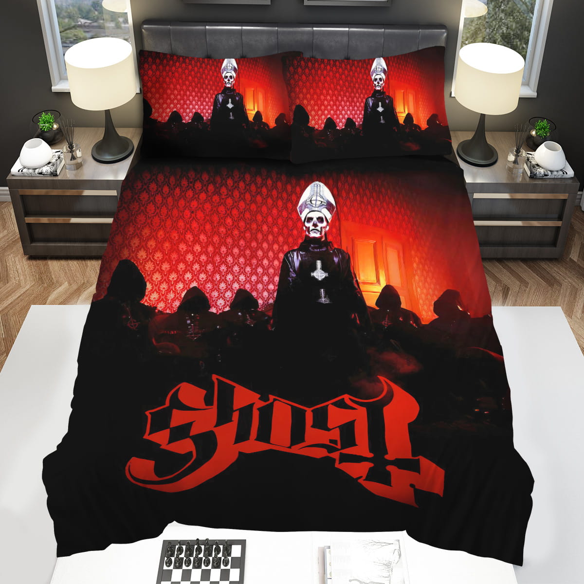 Ghost Music Band And Peoples In Black Robes Bedding Sets Duvet Cover Flatsheet Pillowcase