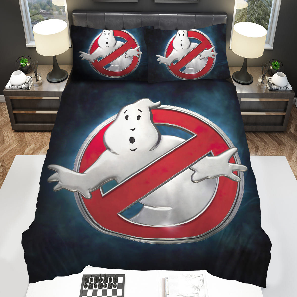 Ghostbusters Sign Digital Illustration Decorative Bedding Sets For Fan