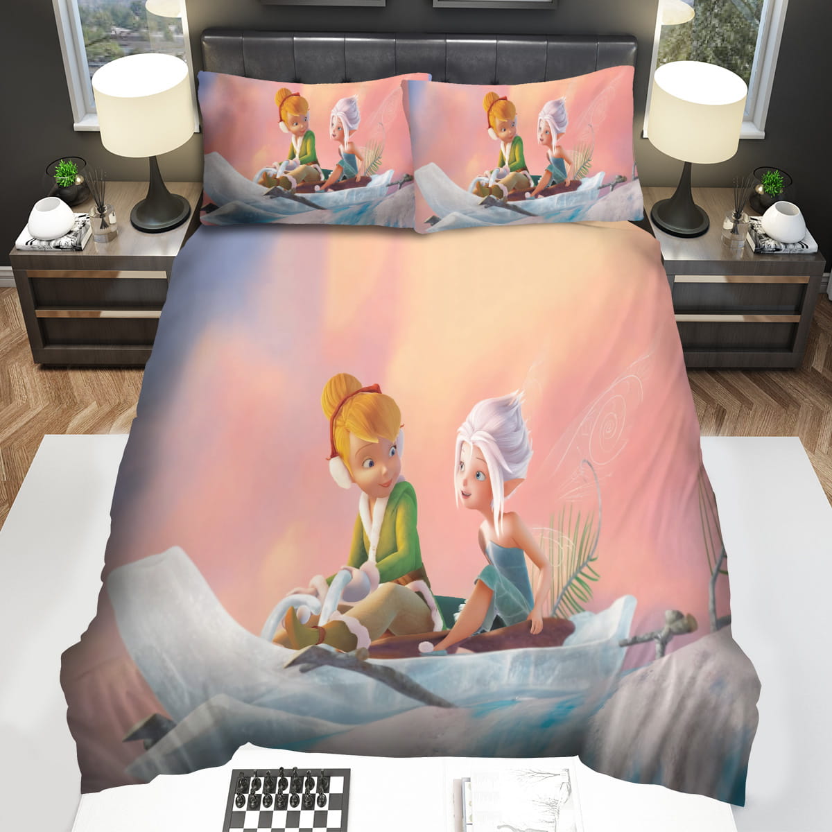 Disney Movies Tinker Bell Secret Of The Wings Bedding Sets Gift For Christmas Thanksgiving Halloween