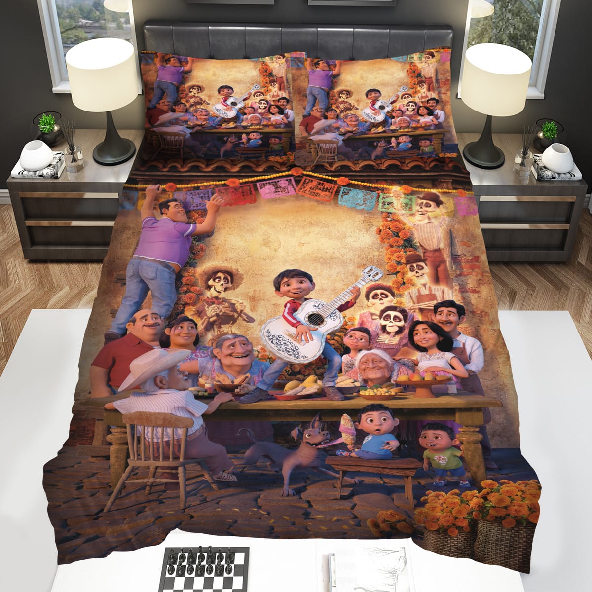 Disney Coco Family Bedding Sets Duvet Cover Flatsheet Pillowcase