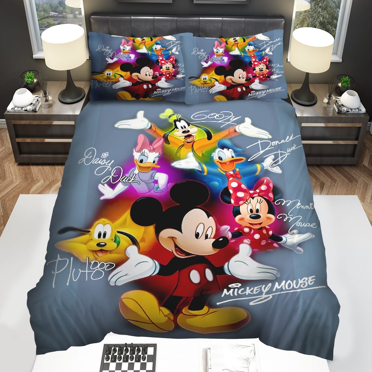 Disney Mickey Mouse And Friends Bedding Sets Gift For Christmas Birthday Thanksgiving