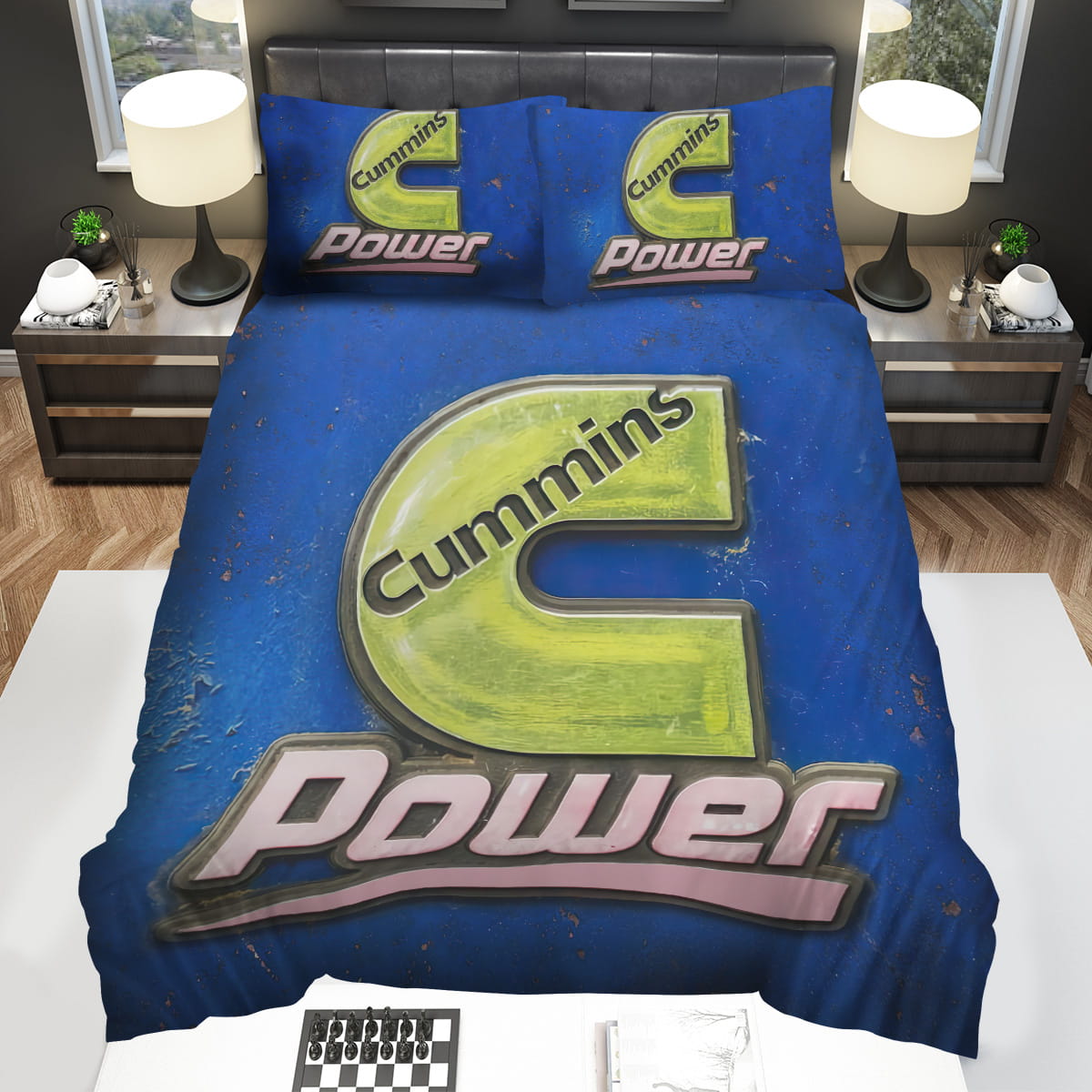 Cummins Diesel 3D Bedding Sets Gift For Christmas Thanksgiving Halloween