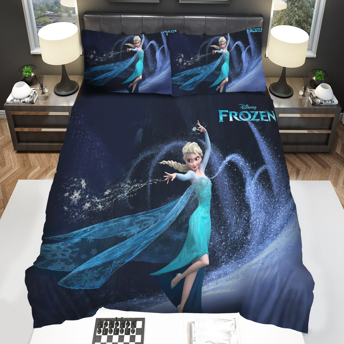 Frozen Elsa Bedding Sets Gift For Christmas Thanksgiving Halloween