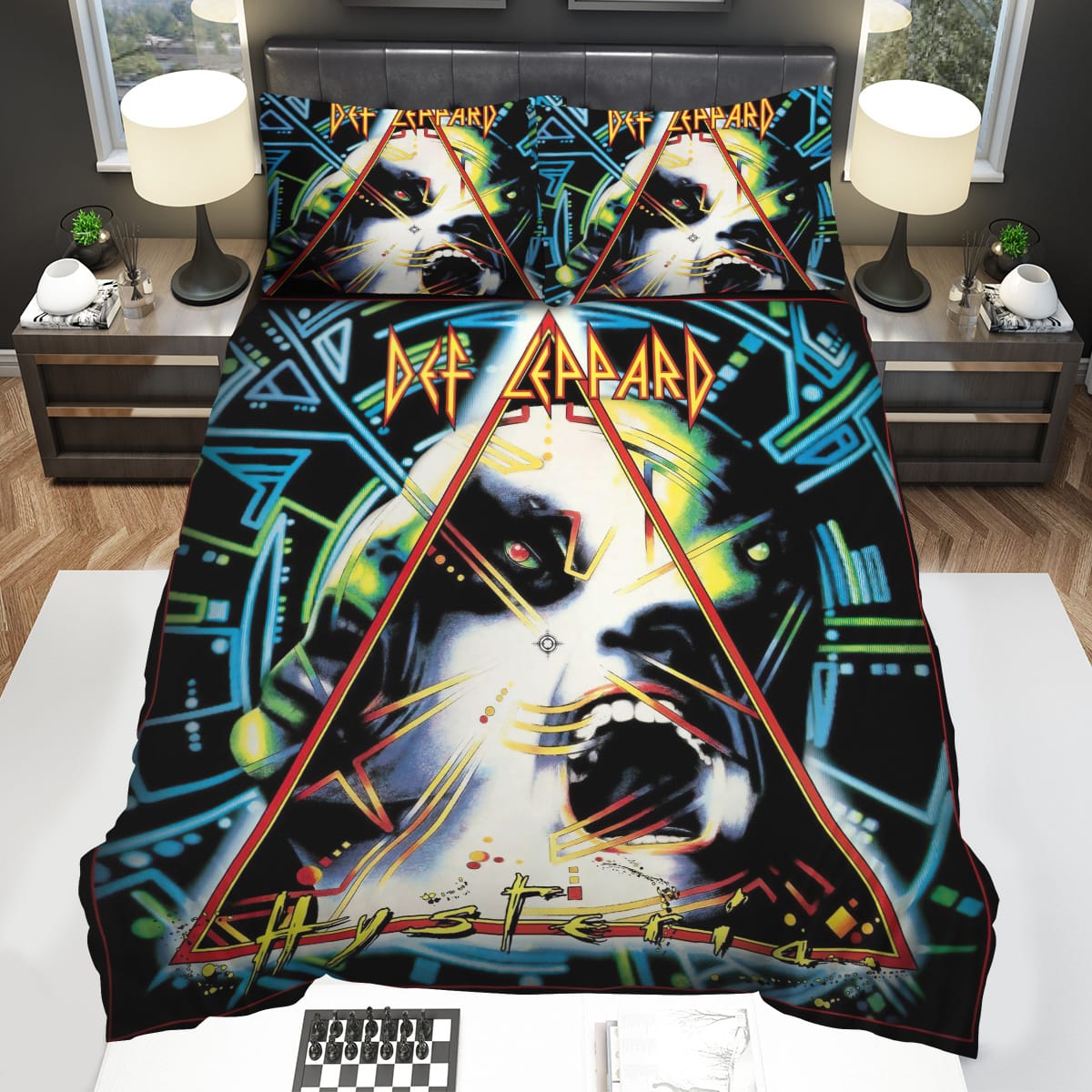 Def Leppard Hysteria Bedding Sets Gift For Christmas Thanksgiving Halloween