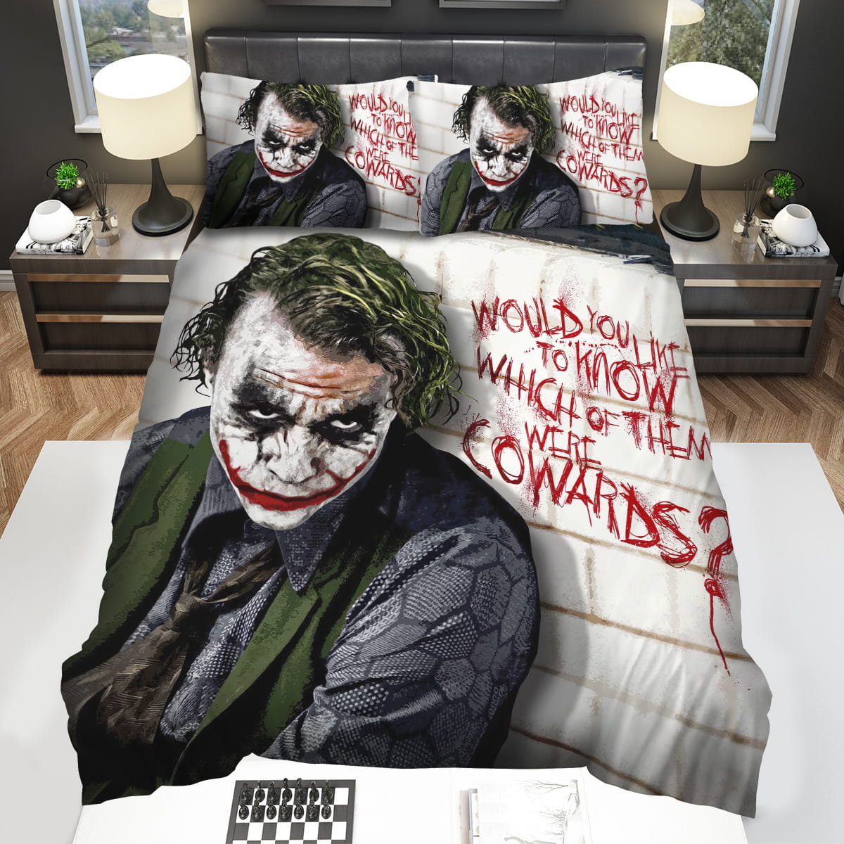 Coward Joker Decorative Bedding Sets For Fan