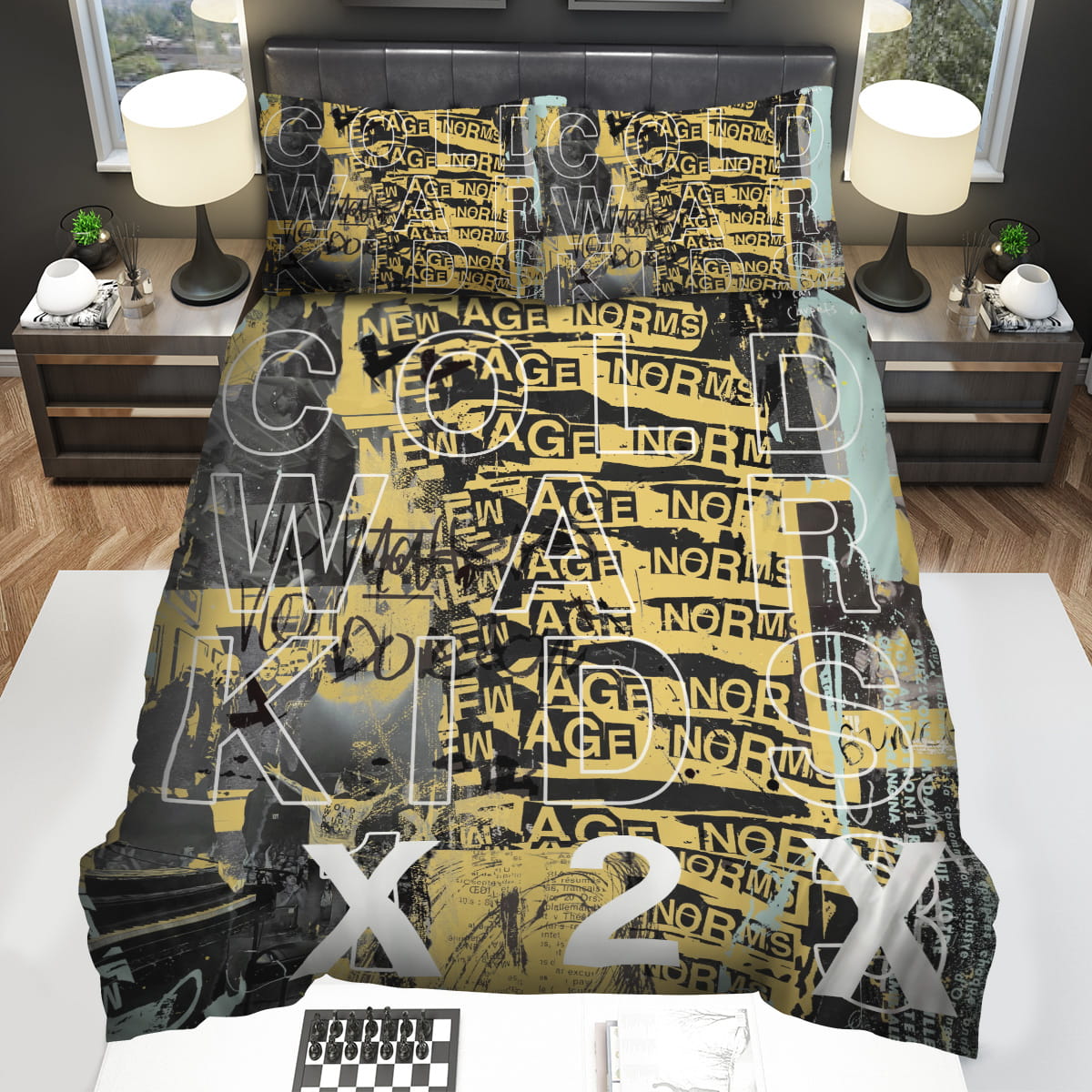 Cold War Kids Music X2x Album Bedding Sets Duvet Cover Flatsheet Pillowcase