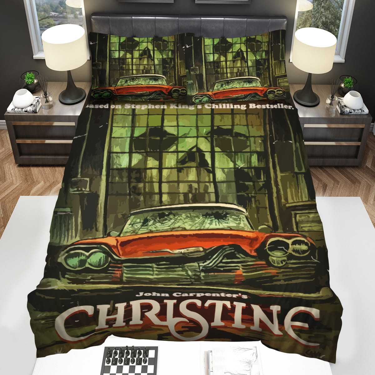 Christine Movie Poster Bedding Sets Gift For Christmas Thanksgiving Halloween