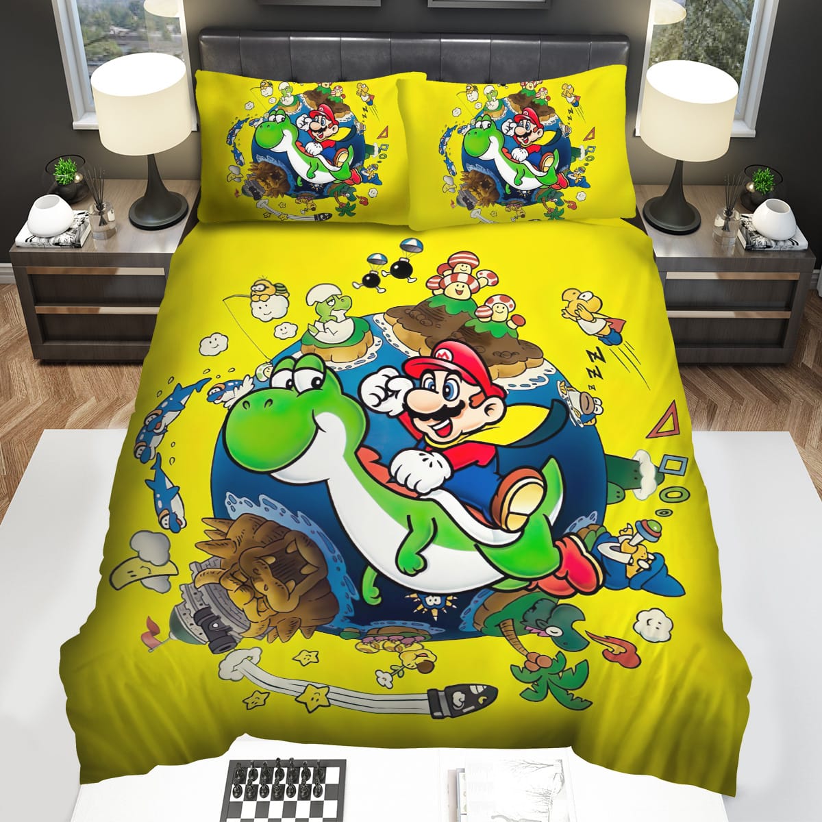 Cartoon Movies Super Mario World V 3d Decorative Bedding Sets For Fan