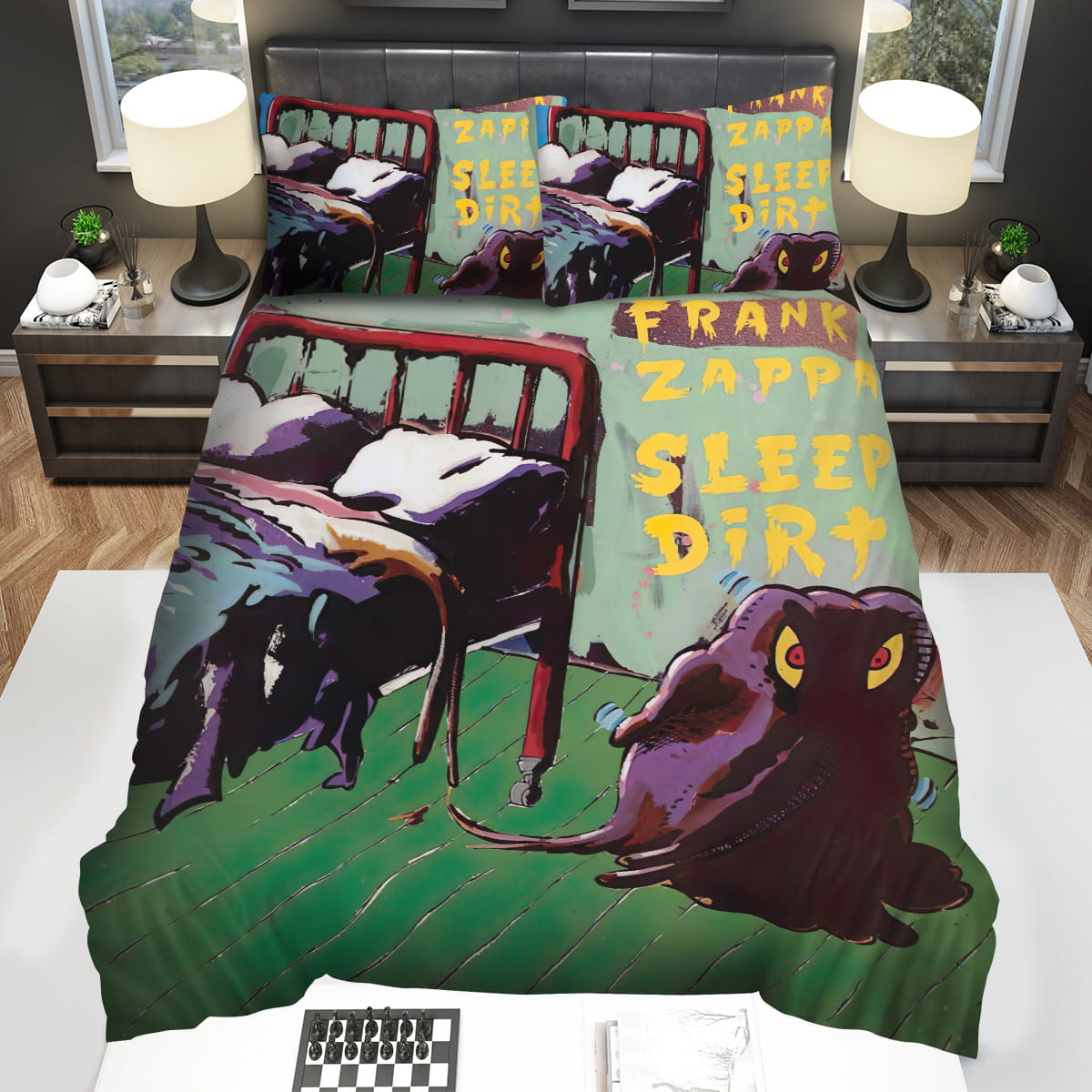 Frank Zappa Sleep Dirt Bedding Sets Duvet Cover Flatsheet Pillowcase