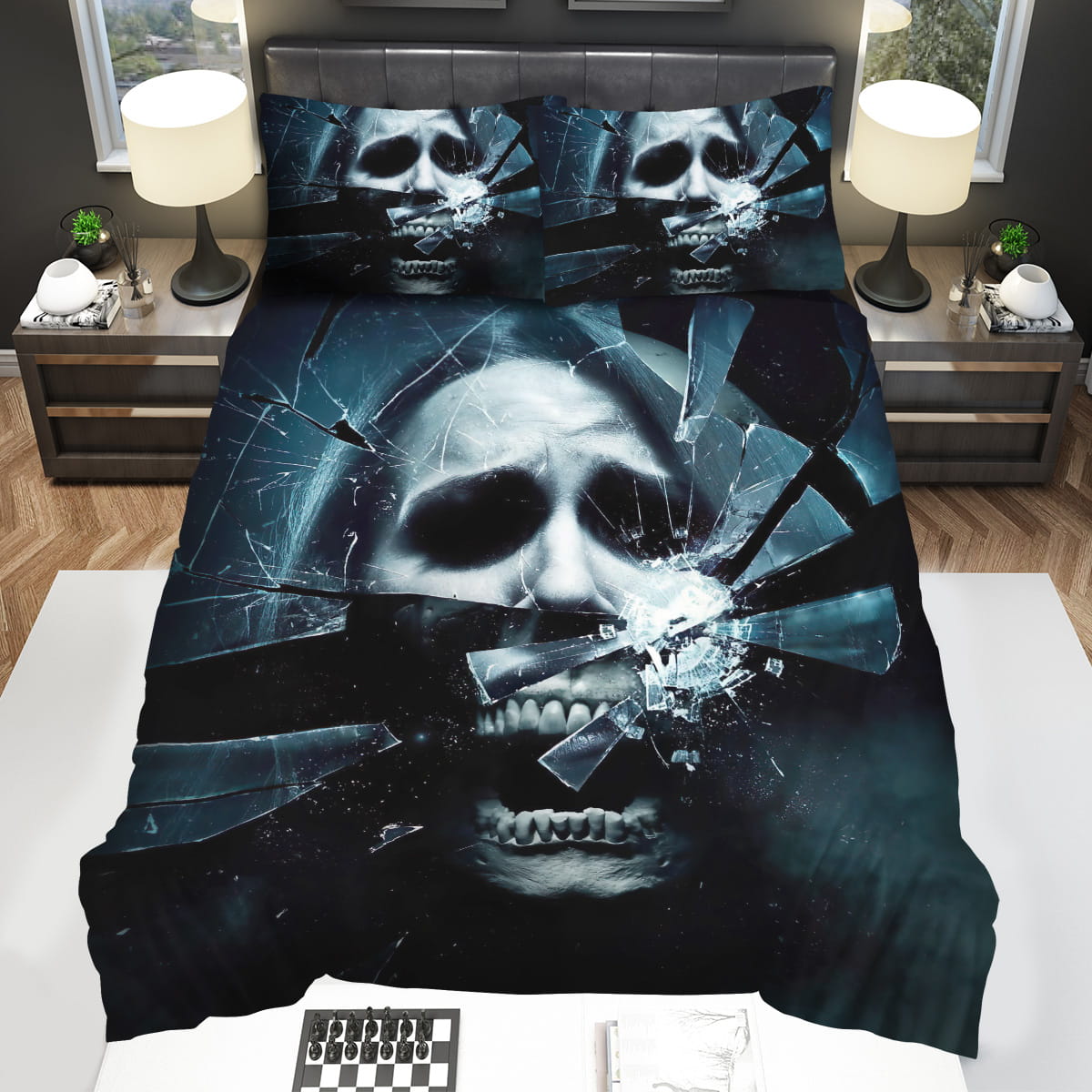 Final Destination Series Skull Movie Poster Bedding Sets Gift For Christmas Thanksgiving Halloween