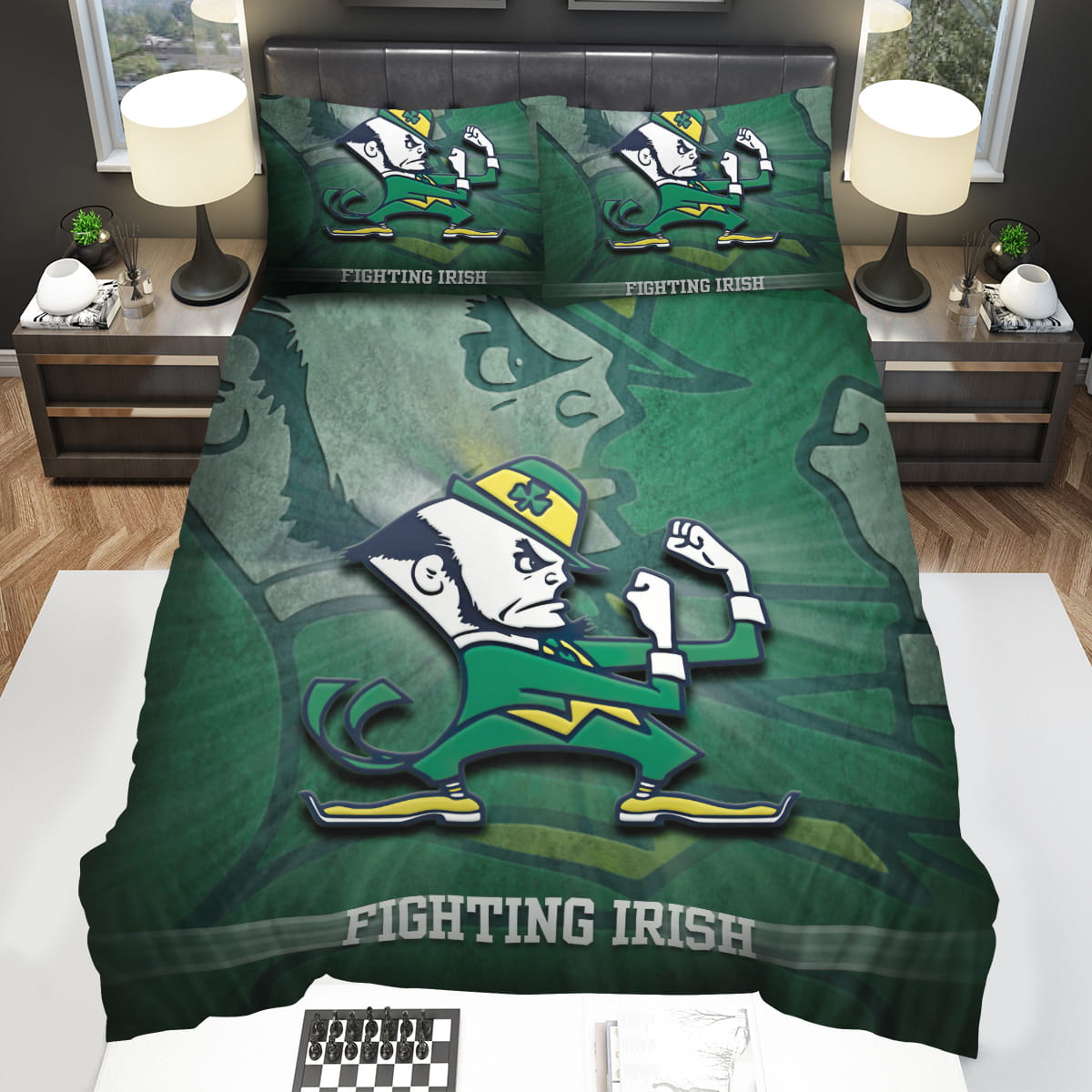 Fighting Irish Decorative Bedding Sets with Duvet Cover Flatsheet Pillowcase