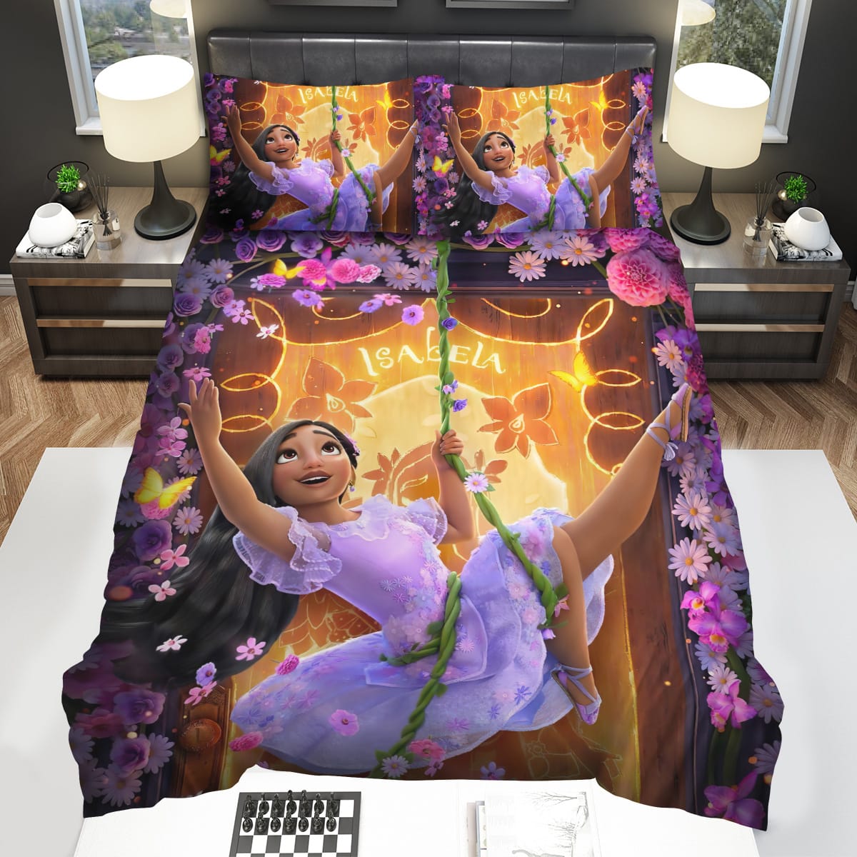 Encanto Isabela Madrigals Magic Door Poster Decorative Bedding Sets For Fan