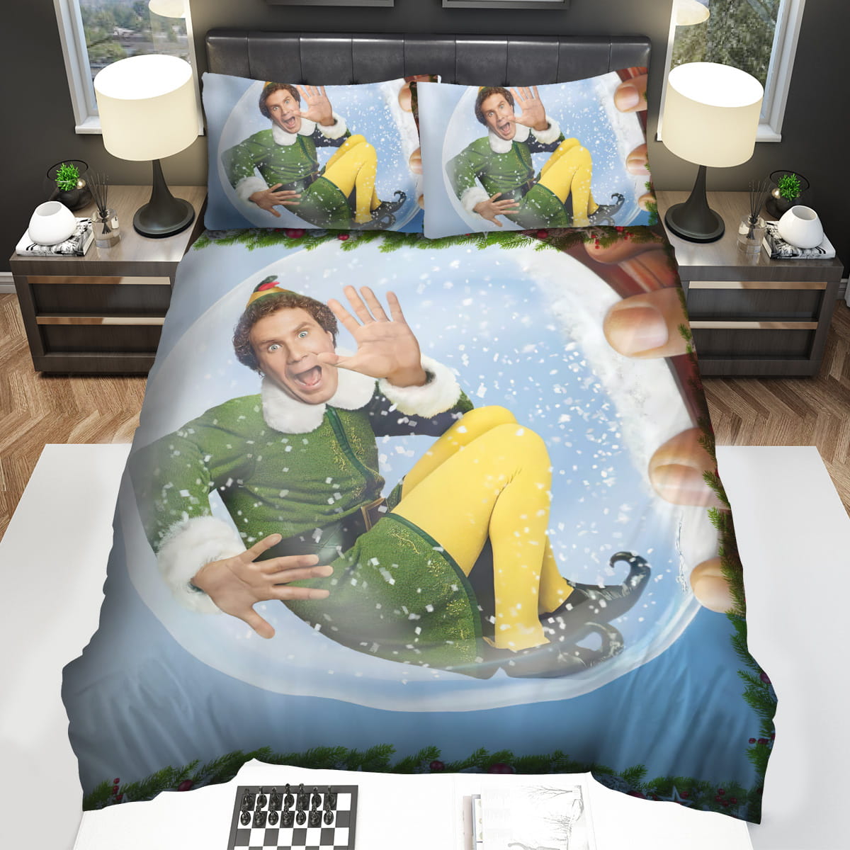 Elf 2003 Movie Christmas Posters Bedding Sets Gift For Christmas Birthday Thanksgiving