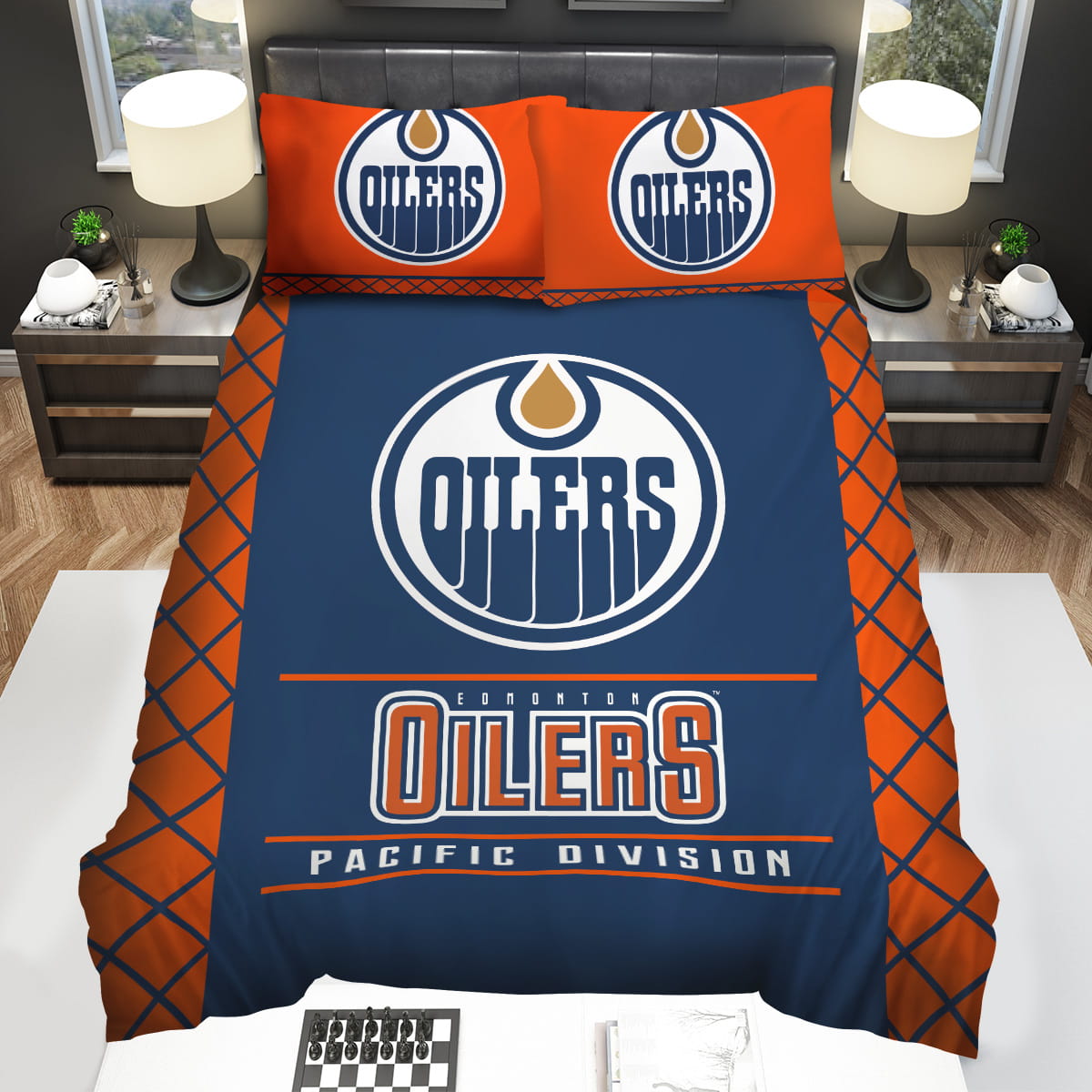 Edmonton Oilers Bedding Sets Duvet Cover Flatsheet Pillowcase