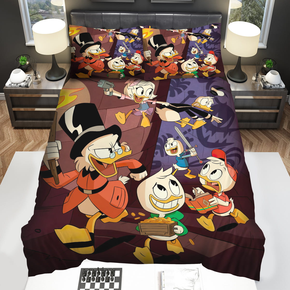 Ducktales Movie Poster 2s Bedding Sets Gift For Christmas Birthday Thanksgiving