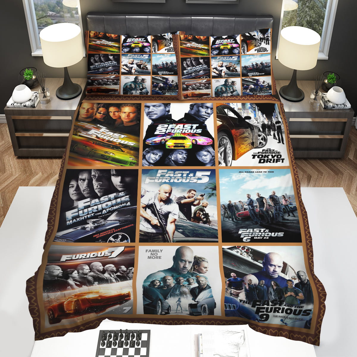 Fast And Furious Bedding Sets Gift For Christmas Birthday Thanksgiving