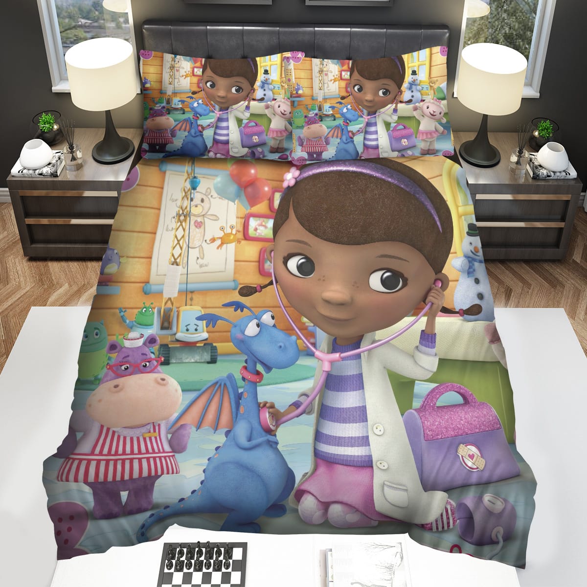 Doc Mcstuffins Bedding Sets Gift For Christmas Birthday Thanksgiving