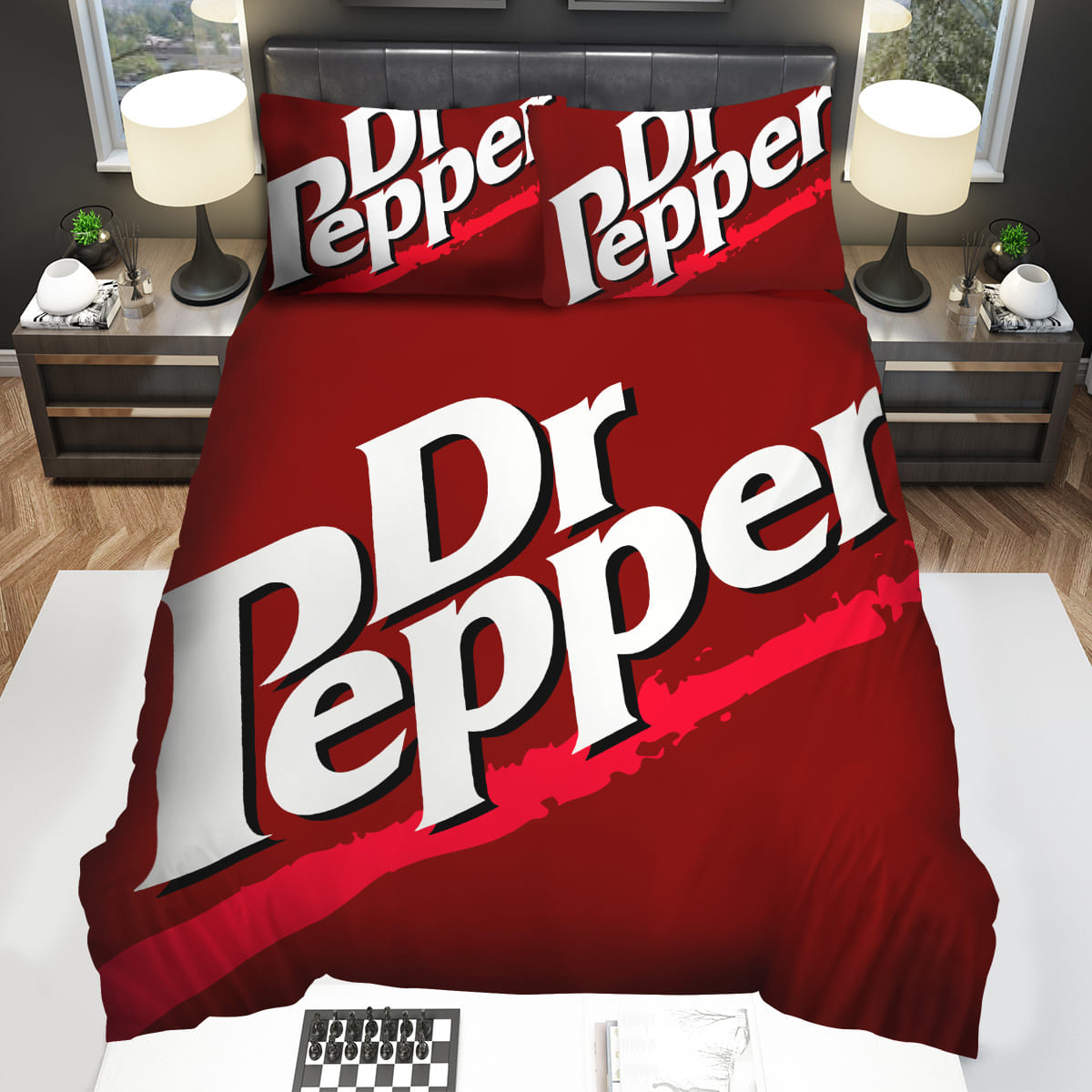 Dr Pepper Logo Decorative Bedding Sets For Fan