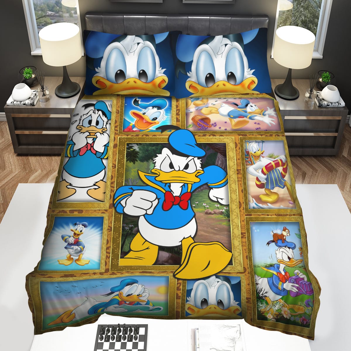 Donald Duck Bedding Sets Gift For Christmas Birthday Thanksgiving