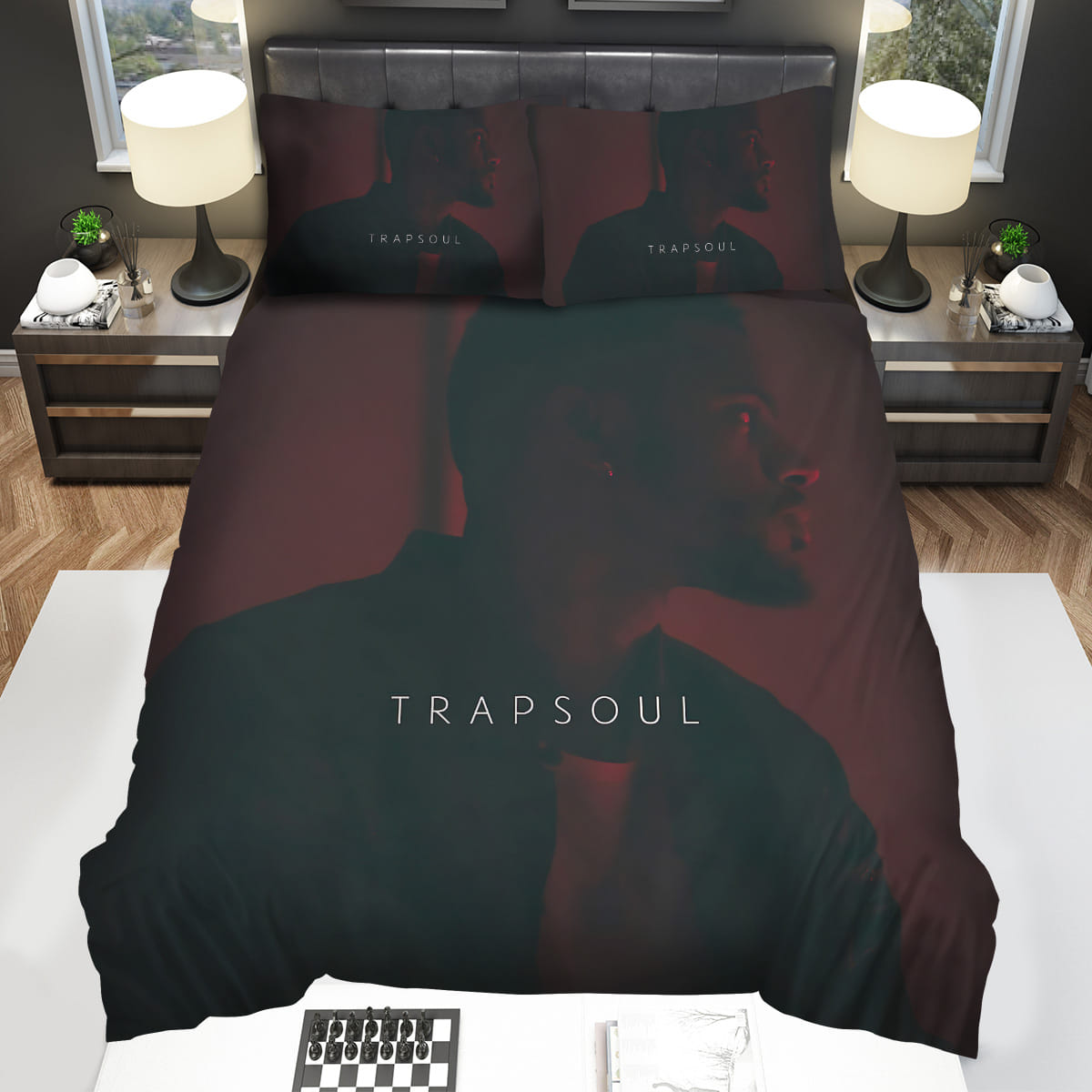 Bryson Tiller Trapsoul Album Cover Decorative Bedding Sets For Fan