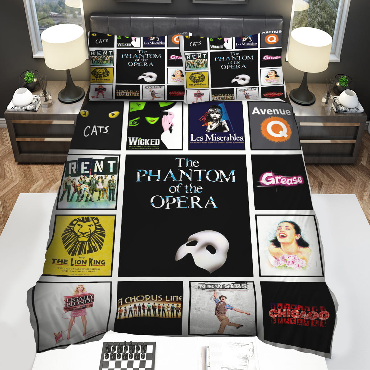 Broadway Show Bedding Sets Gift For Christmas Thanksgiving Halloween