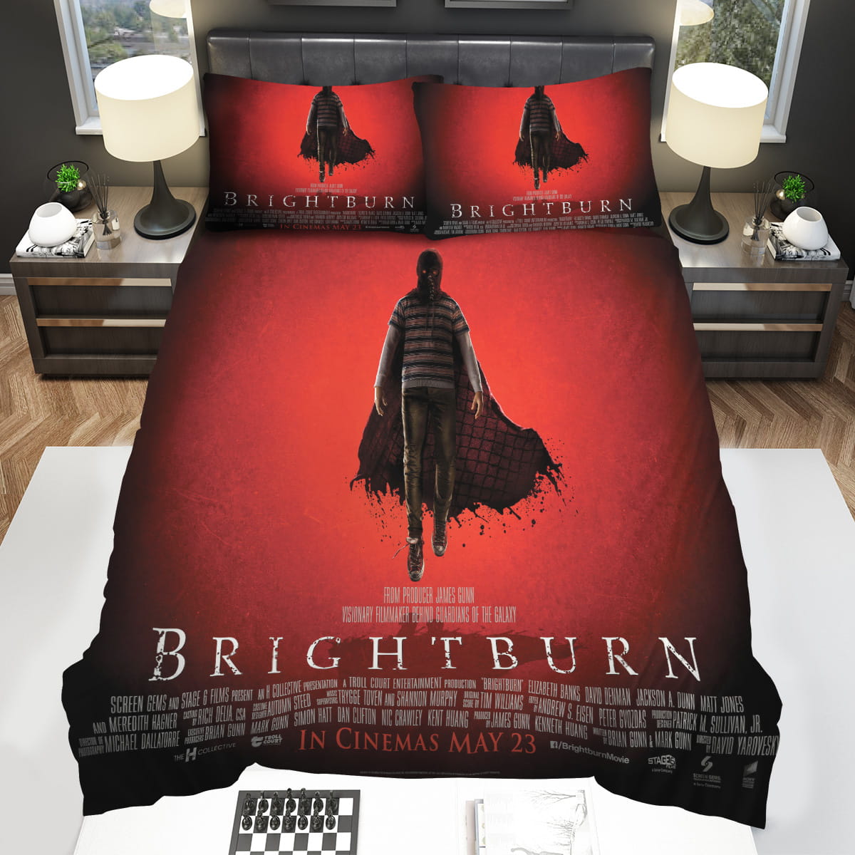 Brightburn Poster Decorative Bedding Sets with Duvet Cover Flatsheet Pillowcase