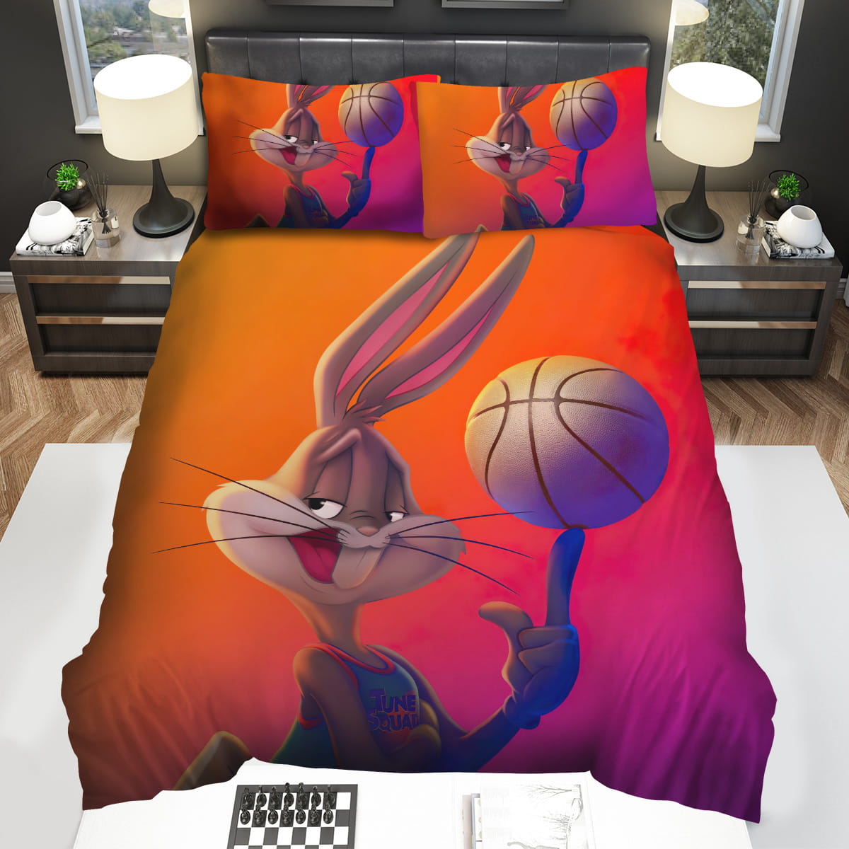 Bugs Bunny Basketball Tunes Squad Decorative Bedding Sets For Fan
