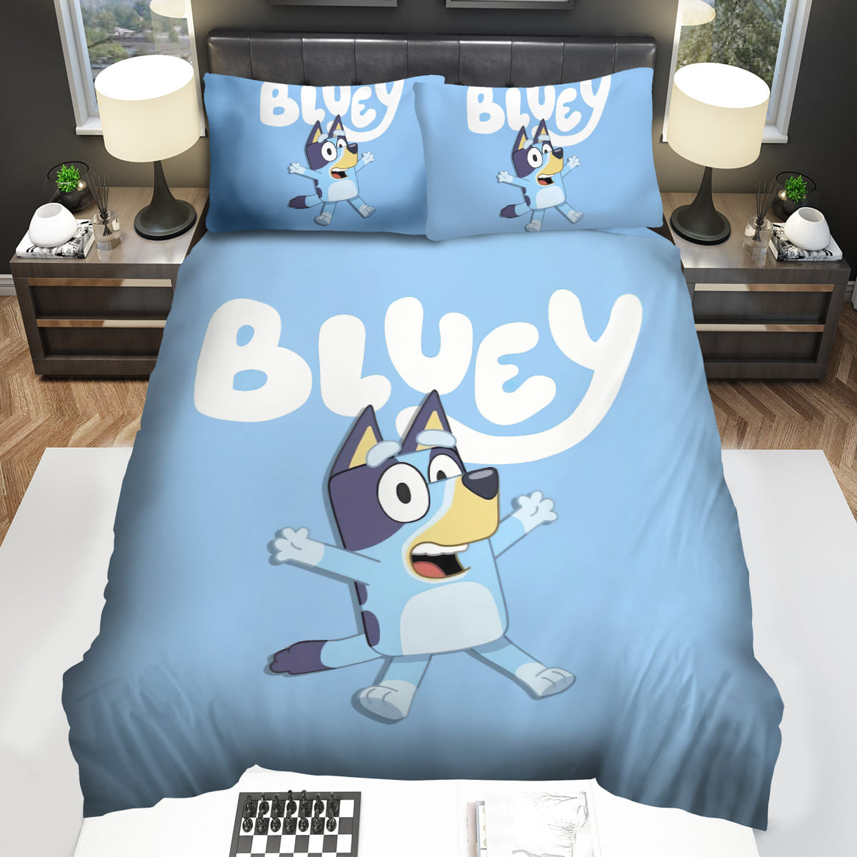 Bluey Solo Poster Decorative Bedding Sets For Fan